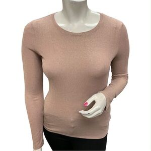 Express Blush Long Sleeve Top Size L